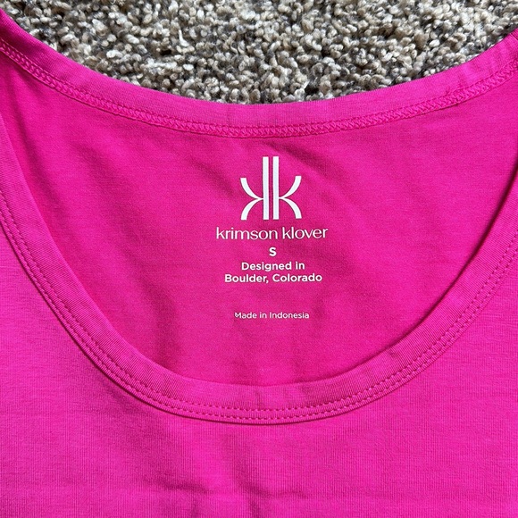 Krimson Klover Women’s Cora Sleeveless Top Size Small Color is Berry - Picture 4 of 9